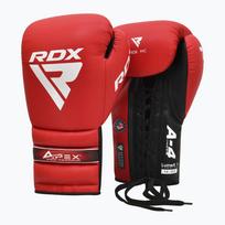 Bokso pirštinės RDX Apex Lace Up Training Sparring Boxing red