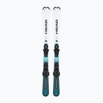 Vaikiškos kalnų slidės HEAD Supershape Team Easy JRS + apkaustai Jrs 7.5 GW CA white/blue