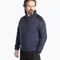 Vyriškas megztinis Pinewood Hurricane d.navy mel
