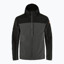 Vyriška striukė nuo vėjo Fjällräven Abisko Midsummer dark grey/ black