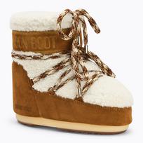 Moteriški sniego batai Moon Boot Icon Low Shearling whisky/off white