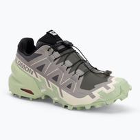 Moteriški bėgimo batai Salomon Speedcross 6 castlerock/vanilla ice/smoke green