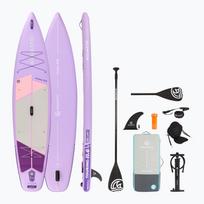 Rinkinys lenta SUP pripučiama AQUASTIC Touring 11'6" violetinė
