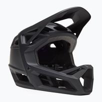 Fox Racing Proframe Jr matinės juodos spalvos vaikiškas dviratininko šalmas