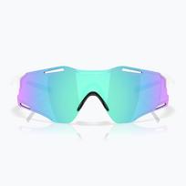 Akiniai nuo saulės Oakley Cybr Zero polished white/prizm sapphire