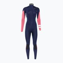Hurley Advant moteriškas 4/3 mm pilnas kostiumas su vėliava, mėlynas plaukimo kostiumas