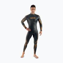 Vyriškas plaukimo hidrokostiumas SEAC Energy 2.0 mm black/yellow