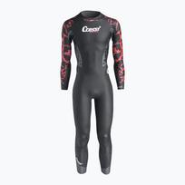 Vyriškas plaukimo hidrokostiumas Cressi Kuwae 2/3/4 mm black/red