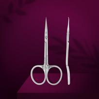 Staleks EXCLUSIVE 21 TYPE 1 (magnolia) SX-21/1m  Professional Cuticle Scissors with Hook Tip