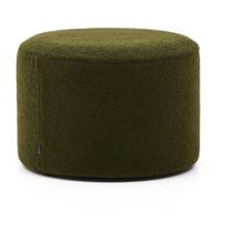 Žalios spalvos iš boucle pufas Kaeli – Kave Home