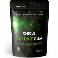 WUG GUM WUG Multivit Gum - Sugar-Free Chewing Gum with Multivitamins & Green Tea 10 pcs