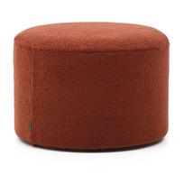 Terakotos spalvos iš boucle pufas Kaeli – Kave Home