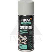 Aerozoliniai dažai INRAL CAMOUFLAGE agato pilka RAL7038 matinė 400 ml. 2684003