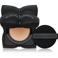 MUZIGAE MANSION Sleek Matt Cushion ilgai išliekantis makiažo pagrindas kempinėlėje, SPF 50+ nepriekaištingam įvaizdžiui atspalvis N23 15 g