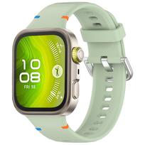 Sportinis silikoninis dirželis Huawei Watch Fit 4 Pro Fit3 laikrodžiui, išmaniojo laikrodžio apyrankė, pakaitinė apyrankė Huawei Fit 4 3 Correa Huawei Watch Fit 4 šviesiai žalios spalvos