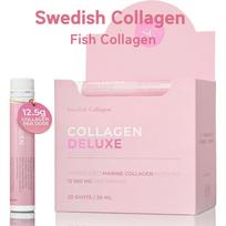 [Swedish Collagen] Collagen Deluxe 20 x 25ml Dienos Dozės/Hidrolizuotas Jūrinis Kolagenas Skystas Maisto Papildas