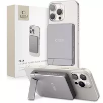 Powerbank Tech-Protect PB14 LifeMag MagSafe 5000 mAh – pilkos spalvos