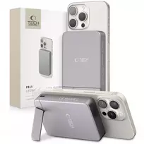 Powerbank Tech-Protect PB14 LifeMag MagSafe 10000 mAh – pilkos spalvos
