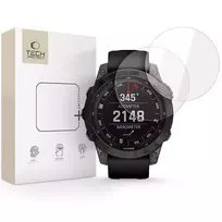 Tech-Protect Glass Fit+ 2-pack apsauginis stiklas skirtas Garmin Fenix 7X / 7X Pro – skaidrus