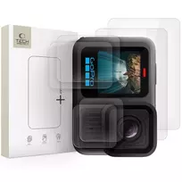 Tech-Protect Glass Fit+ 2-pack apsauginis stiklas skirtas GoPro Hero 13 – skaidrus