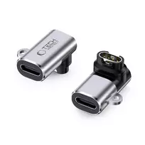 Tech-Protect Ultraboost USB-C Angle Adapter skirtas Garmin Watch – pilkos spalvos