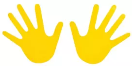 Grindų žymeklis RANKYTĖ yellow 1 pora
