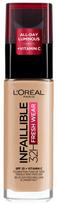 LOREAL Infallible 32H Fresh Wear Foundation Nr. 145 Rožinė Bež 30ml