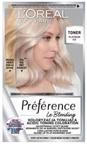 LOREAL PREFERENCE TONER 01 PLATINUM - plaukų dažai
