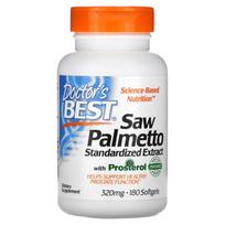 Saw Palmetto Standardized Extract with Prosterol, 320mg - 180 softgels - Doctor's Best