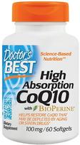 High Absorption CoQ10 with BioPerine, 100mg - 60 softgels - Doctor's Best