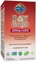 Raw CoQ10, 200mg - 60 vegan caps - Garden of Life