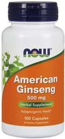 American Ginseng, 500mg - 100 vcaps - NOW Foods