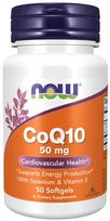 CoQ10 with Selenium & Vitamin E, 50mg - 50 softgels - NOW Foods