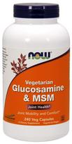 Glucosamine & MSM Vegetarian - 240 vcaps - NOW Foods