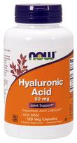 Hyaluronic Acid with MSM, 50mg - 120 vcaps - NOW Foods