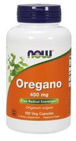 Oregano, 450mg - 100 vcaps - NOW Foods