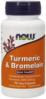 Turmeric & Bromelain - 90 vcaps - NOW Foods