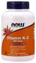 Vitamin K-2, 100mcg - 250 vcaps - NOW Foods