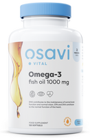 Omega-3 Fish Oil Molecularly Distilled, 1000mg (Lemon) - 120 softgels - Osavi