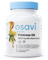 Primrose Oil with Vitamin A & E, 1800mg - 60 softgels - Osavi