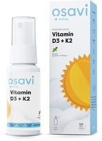 Vitamin D3 + K2 Oral Spray, Peppermint - 25 ml - Osavi