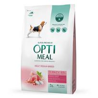 OPTIMEAL ™. Visavertis sausas maistas suaugusiems vidutinių veislių šunims su kalakutiena, 4 kg