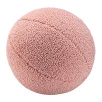 Rožinės spalvos iš boucle vaikiška sofos pagalvėlė Ball – Wigiwama