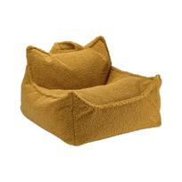 Rudos spalvos iš boucle vaikiškas sėdmaišis Chair – Wigiwama
