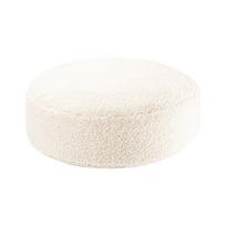 Kreminės spalvos iš boucle vaikiškas sėdmaišis Round – Wigiwama