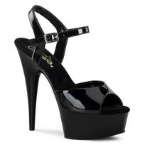 Pleaser Delight-609 Black 37