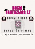 Erotinis žaidimas BDSM Fantazijų Bingo (50 kortelių)