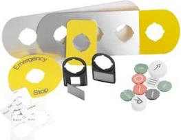 CA6-1024 Legend Plate, 59 mm diameter legend plate for emergency stop and CEP enclosure, without text 1SFA619930R1024 | 7320500557006