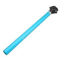 LUNJE Mountain Bike Seatpost Adjustable Aluminum Alloy Saddle Post Tube 27.2x400mmBlue