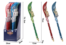 Sea&Sun - Machete w. Light & Sound 8pcs Display (6616A)